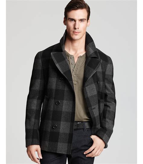 michael kors plaid sportcoat wool|Michael Kors wool coats women's.